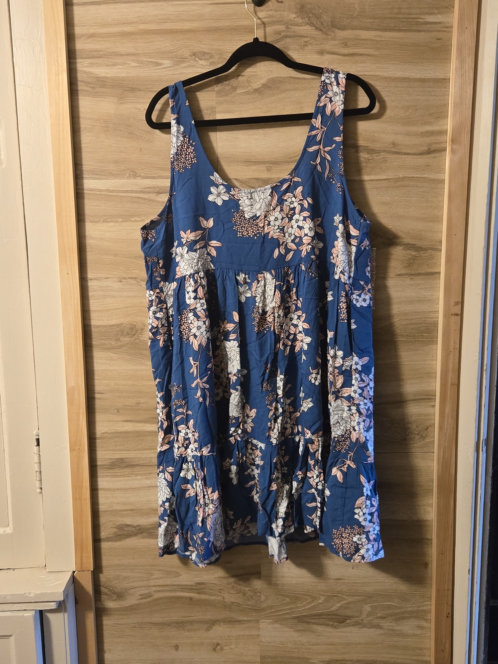 torrid Blue Floral Scoop Neck Sundress - Picture 4 of 4